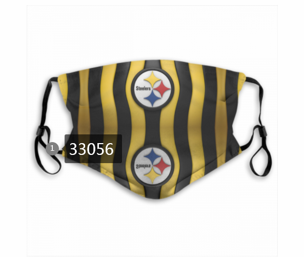New 2021 NFL Pittsburgh Steelers #49 Dust mask with filter